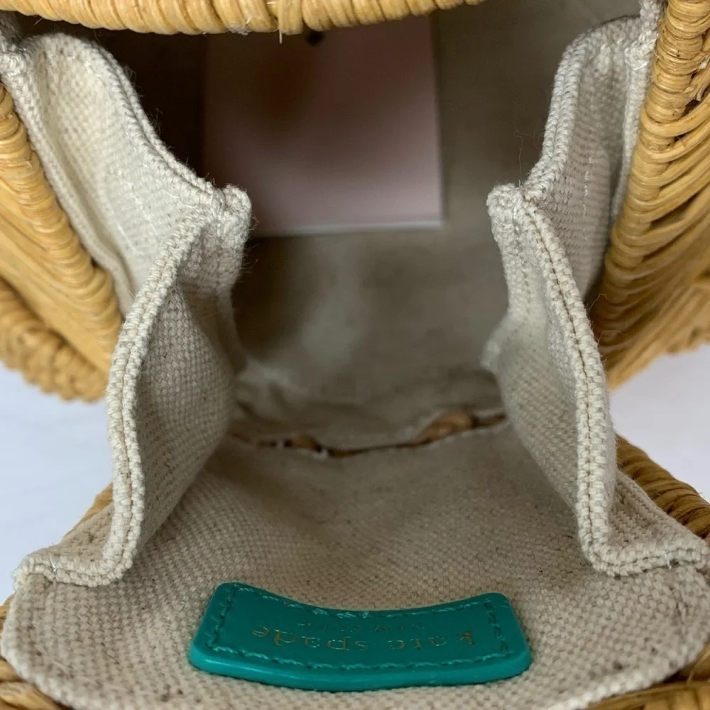 Kate Spade Monkey 🐒 Wicker Novelty Rare Bag